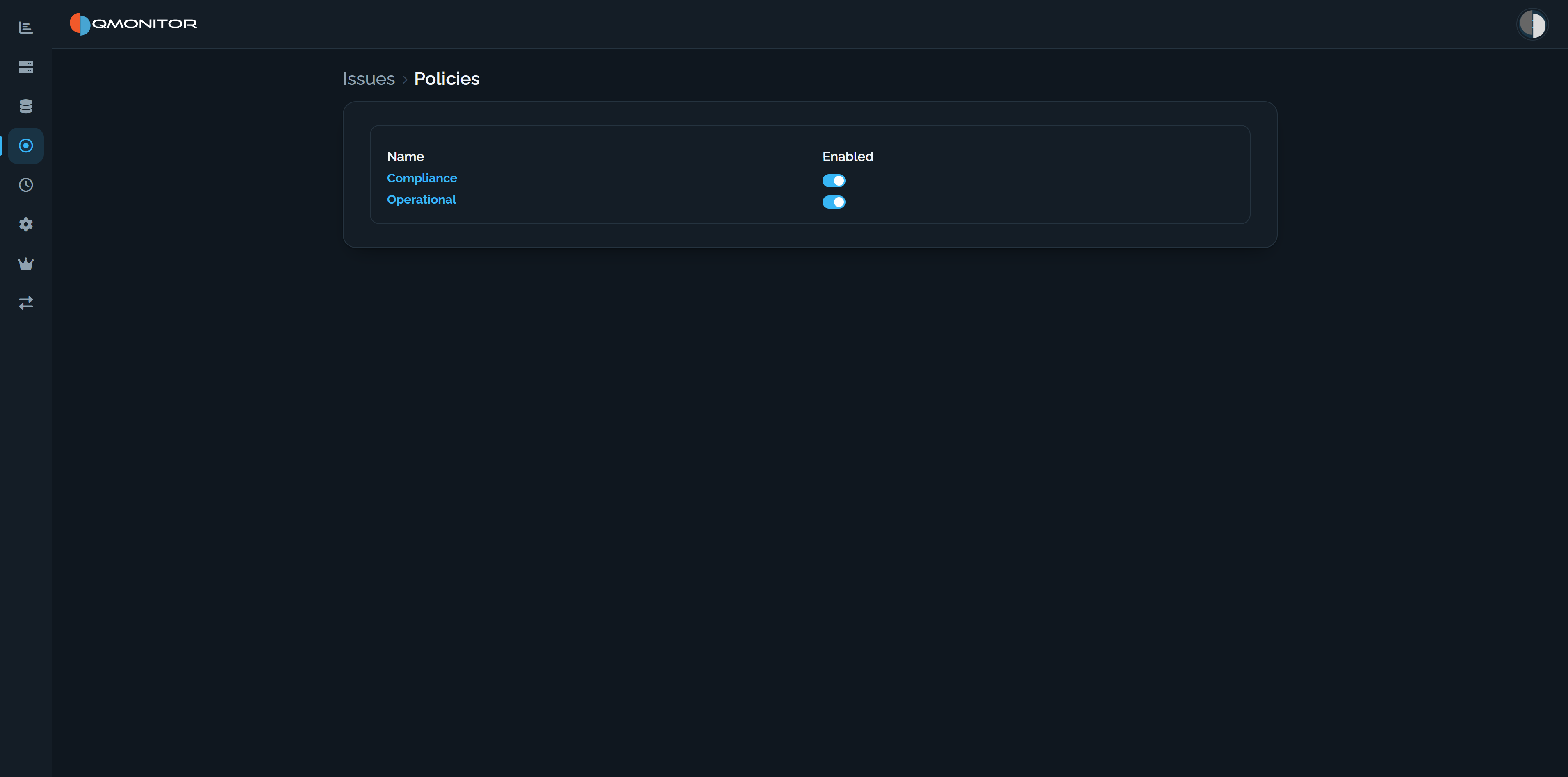 Policies page