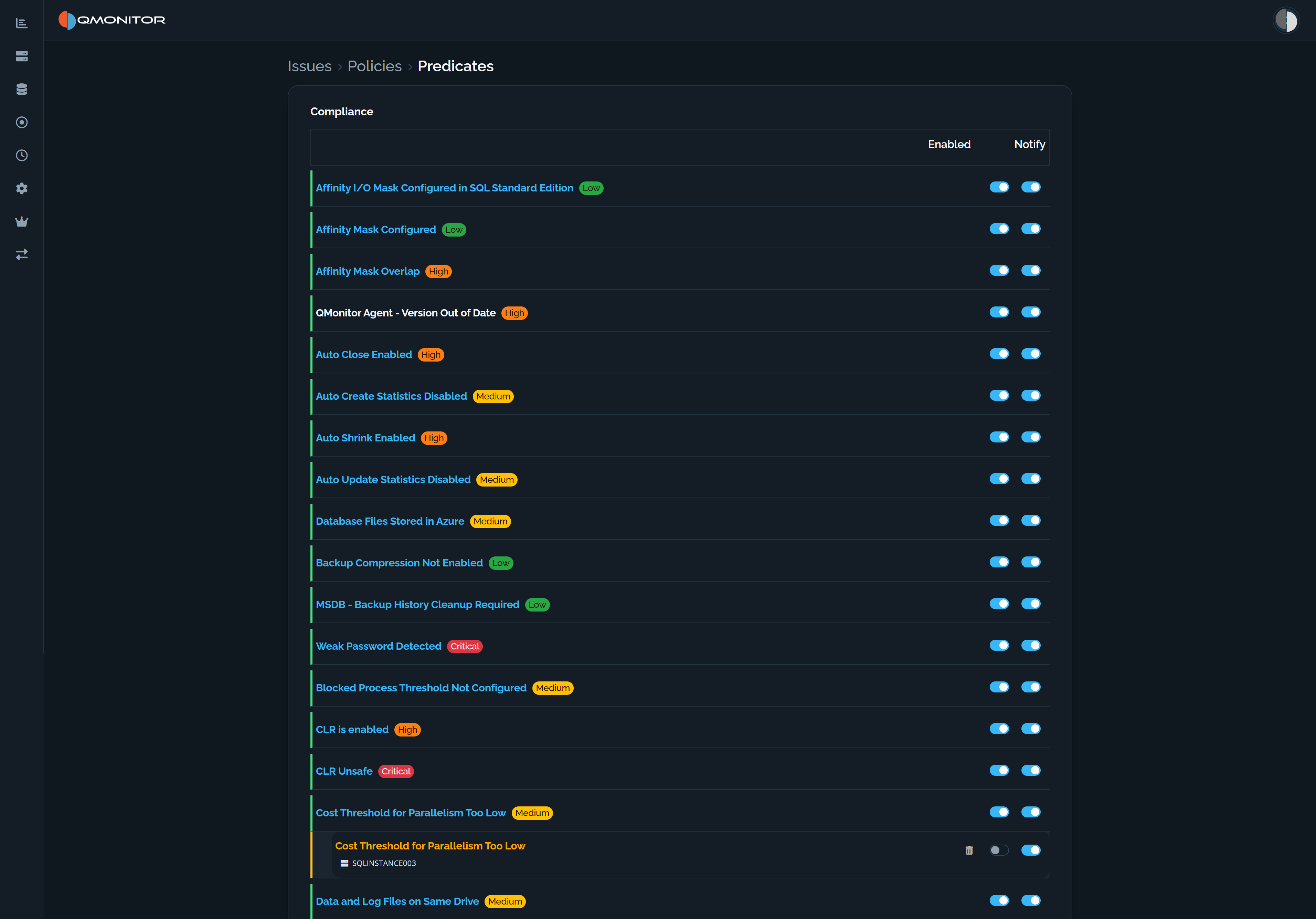 Predicates page